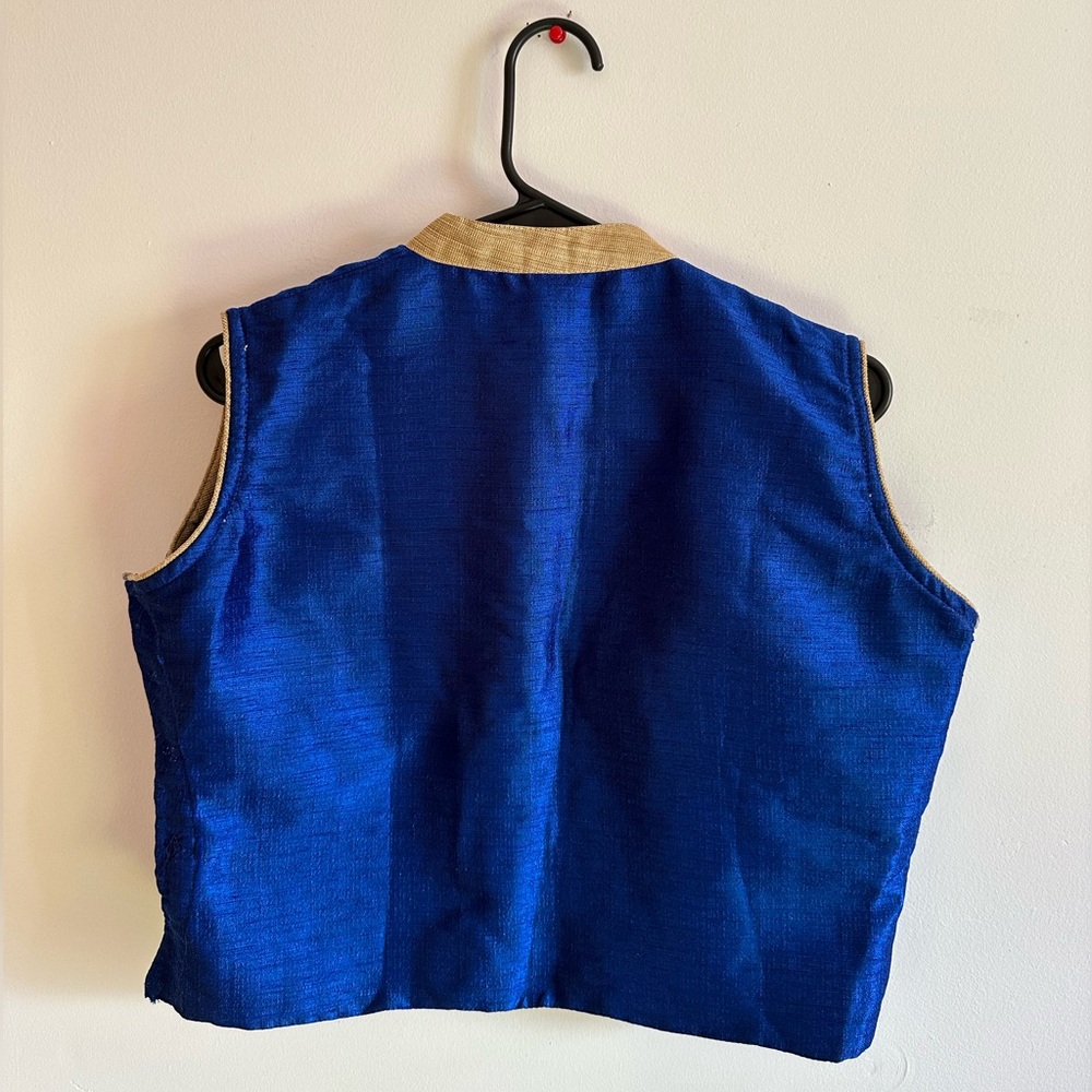 Blouse piece navy blue - Picture 3 of 4